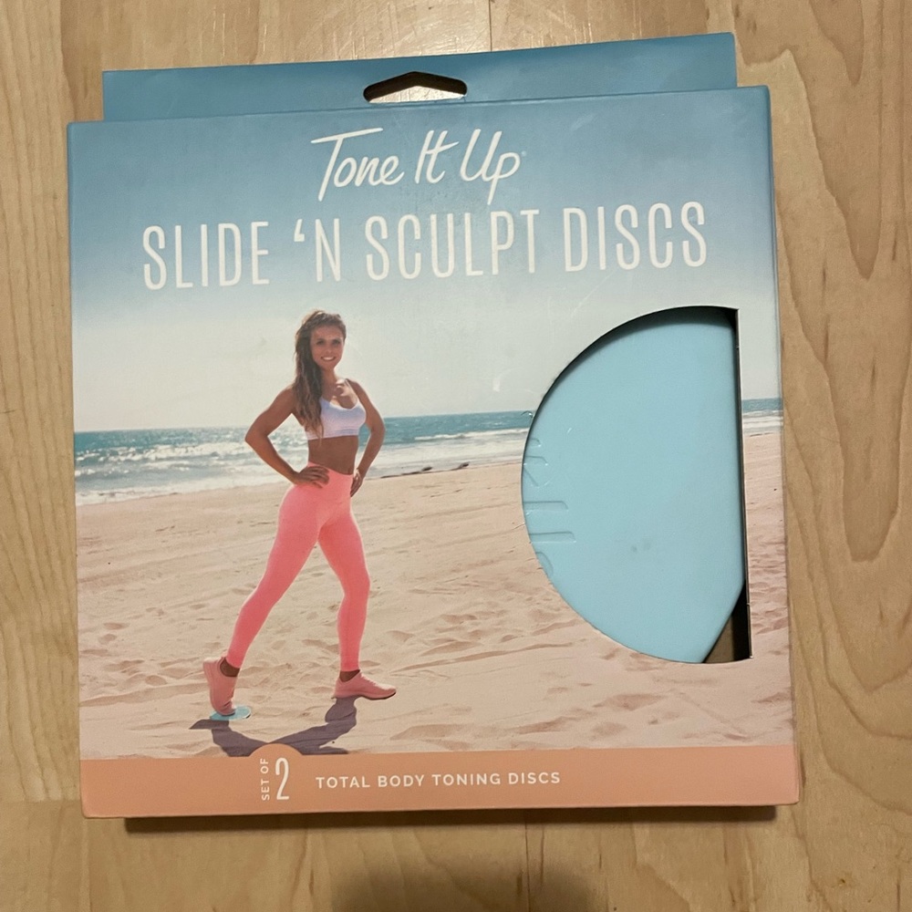NIB Tone It Up ropes, slide n sculpt discs, flex band, booty bands